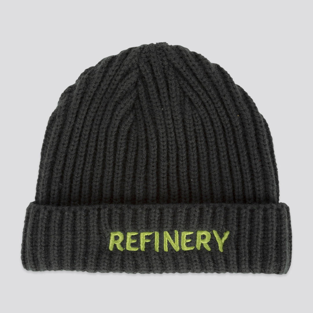 Boys Fisherman Beanie _ 161808 _ Charcoal