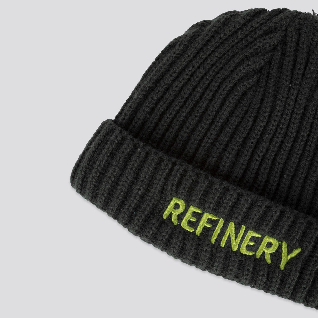 Boys Fisherman Beanie _ 161808 _ Charcoal
