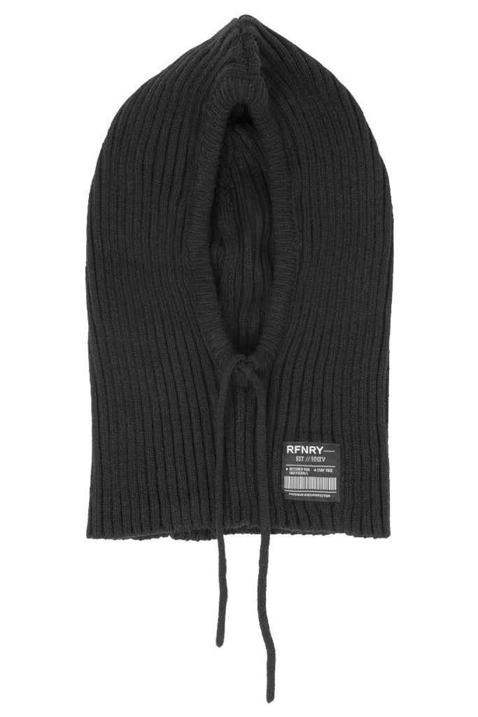 Knitted Hood _ 157474 _ Black