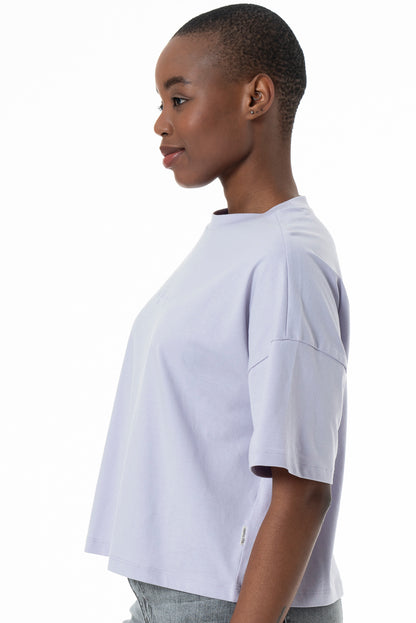 Boxy Branded T-Shirt _ 152278 _ Blue