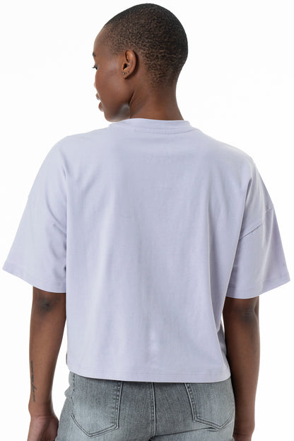 Boxy Branded T-Shirt _ 152278 _ Blue