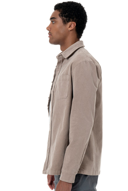 Corduroy Shirt _ 157658 _ Taupe