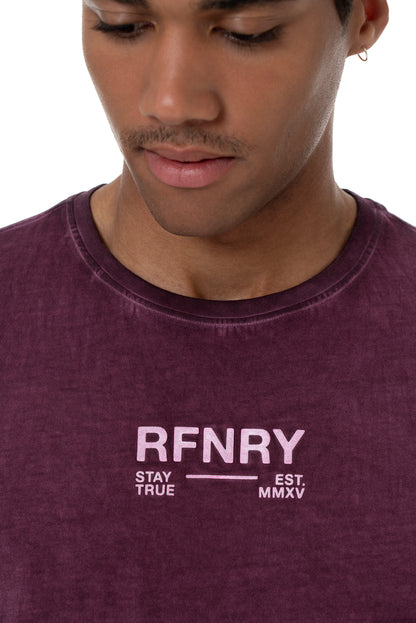 Overdyed T-Shirt _ 157030 _ Wine
