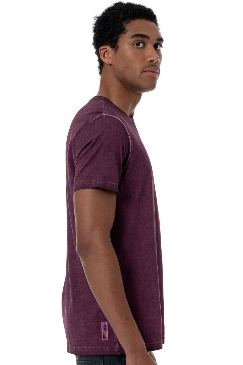 Overdyed T-Shirt _ 157030 _ Wine