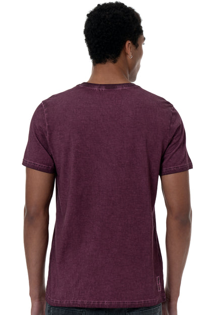 Overdyed T-Shirt _ 157030 _ Wine