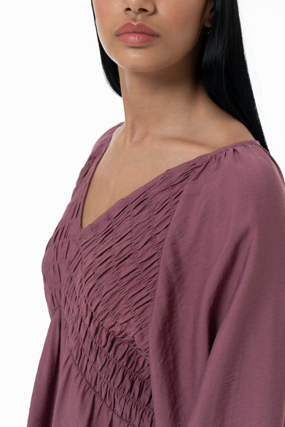 Peplum Top _ 157800 _ Mauve