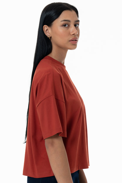 Boxy T-Shirt _ 154936 _ Red