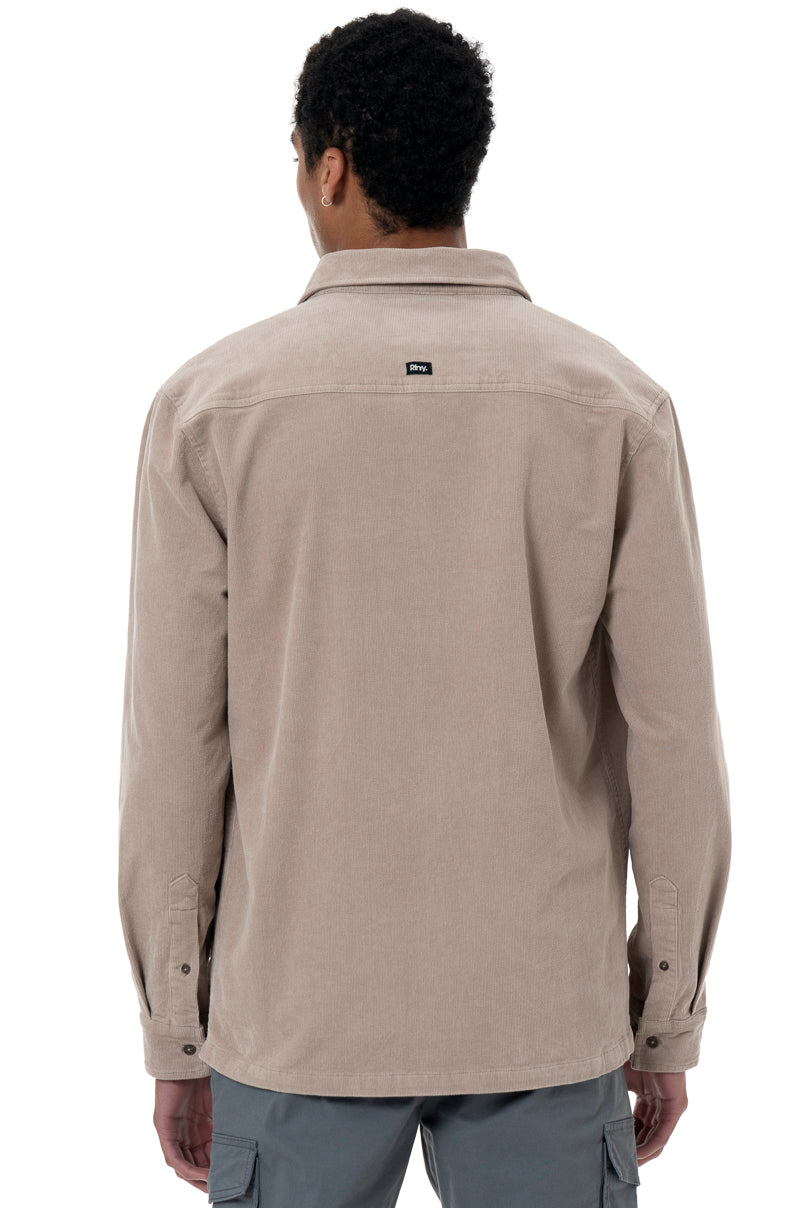 Corduroy Shirt _ 157658 _ Taupe