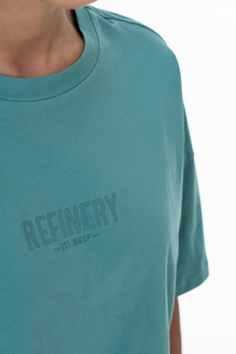 Boxy T-Shirt _ 157809 _ Green