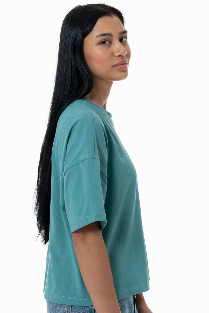 Boxy T-Shirt _ 157809 _ Green