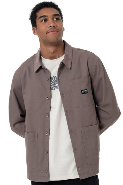 Collar Jacket _ 157553 _ Brown