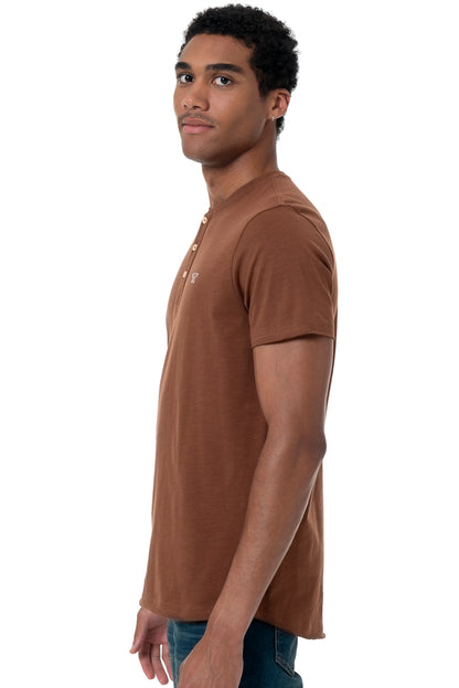 Henley T-Shirt _ 158598 _ Brown