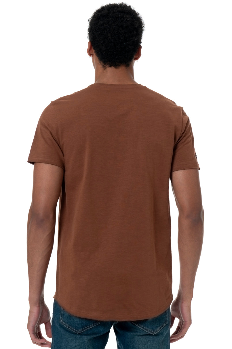Henley T-Shirt _ 158598 _ Brown