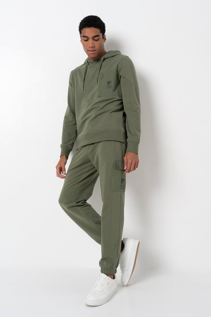 Cargo Pocket Track Pants _ 158784 _ Olive