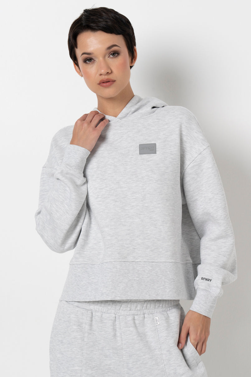 Premium Cropped Hoodie _ 157949 _ Ice Mel