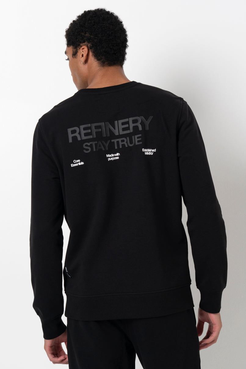 Statement Sweat Top _ 158380 _ Black