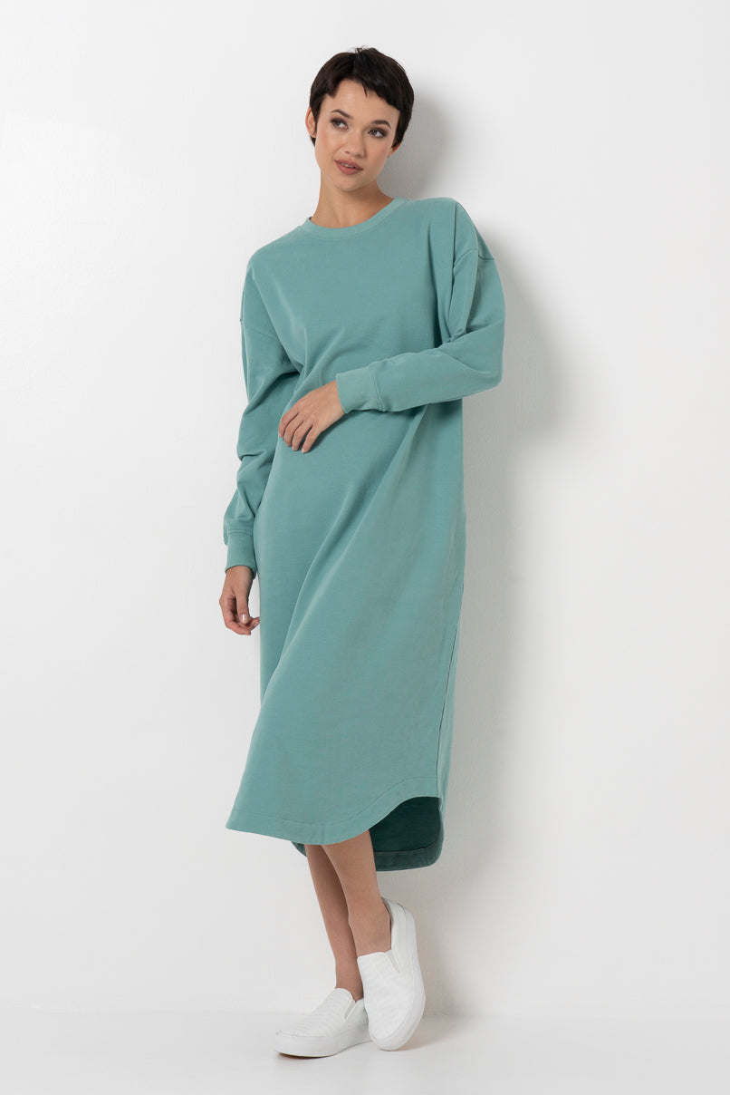 Sweater Dress _ 157881 _ Green