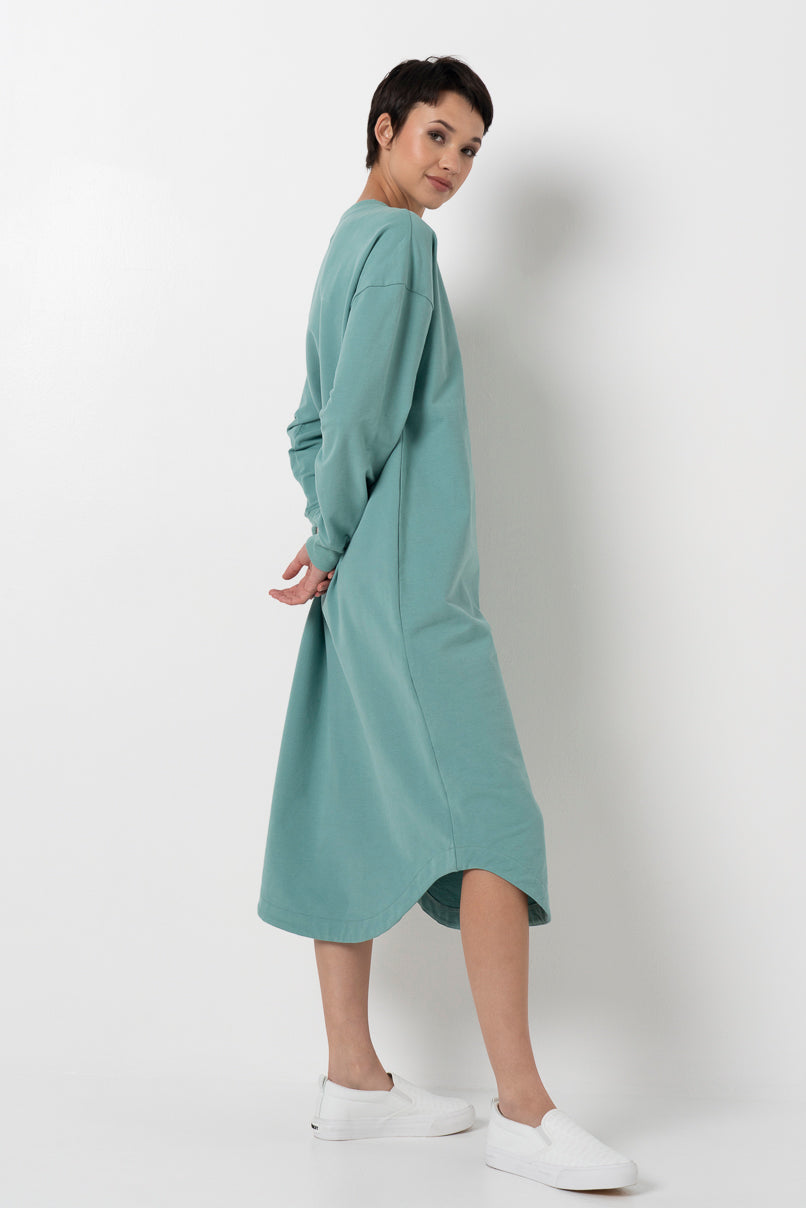 Sweater Dress _ 157881 _ Green