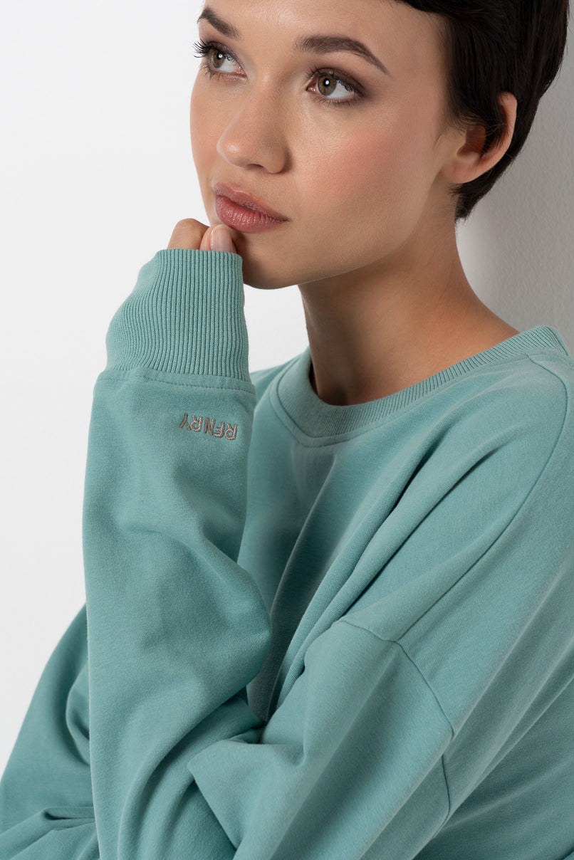 Sweater Dress _ 157881 _ Green