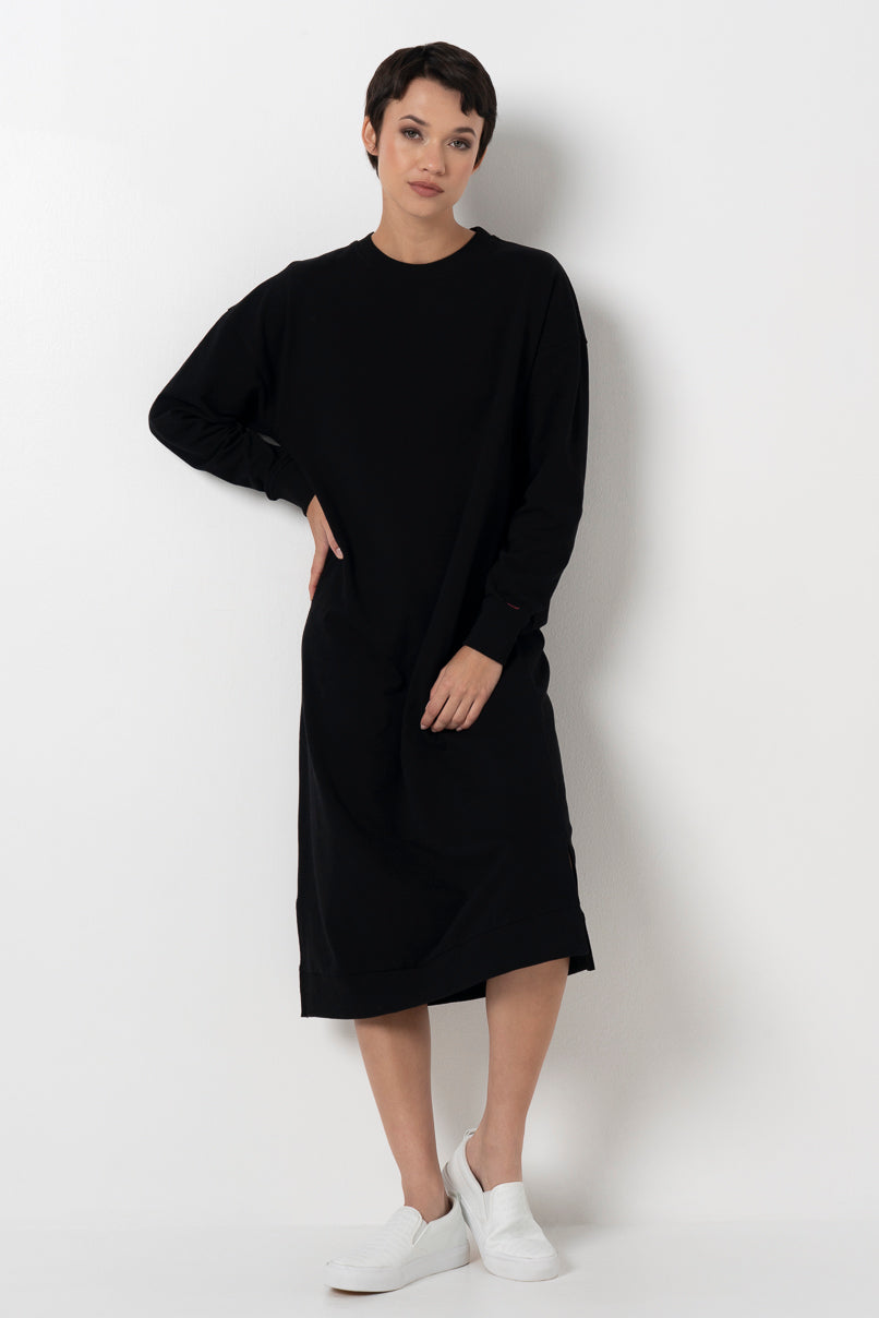 Sweater Dress _ 157887 _ Black