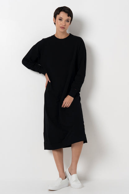 Sweater Dress _ 157887 _ Black