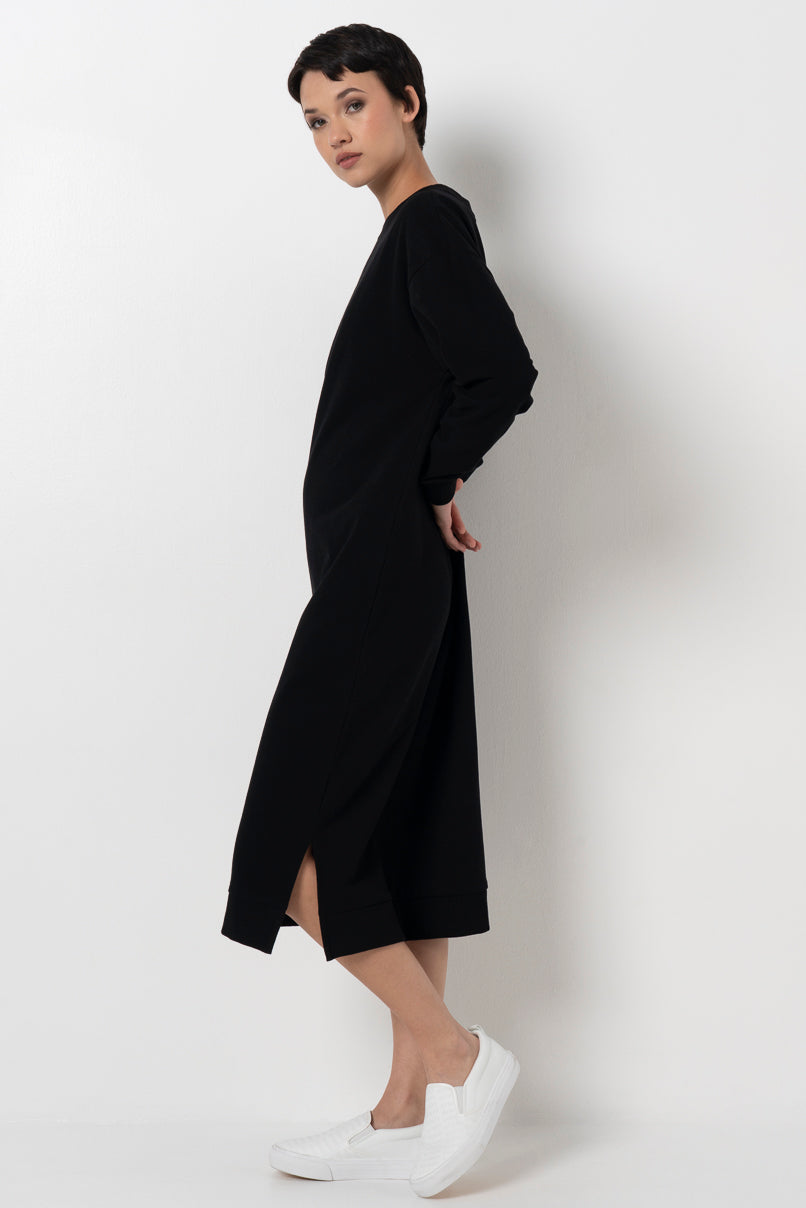 Sweater Dress _ 157887 _ Black
