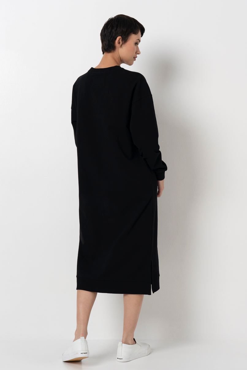 Sweater Dress _ 157887 _ Black