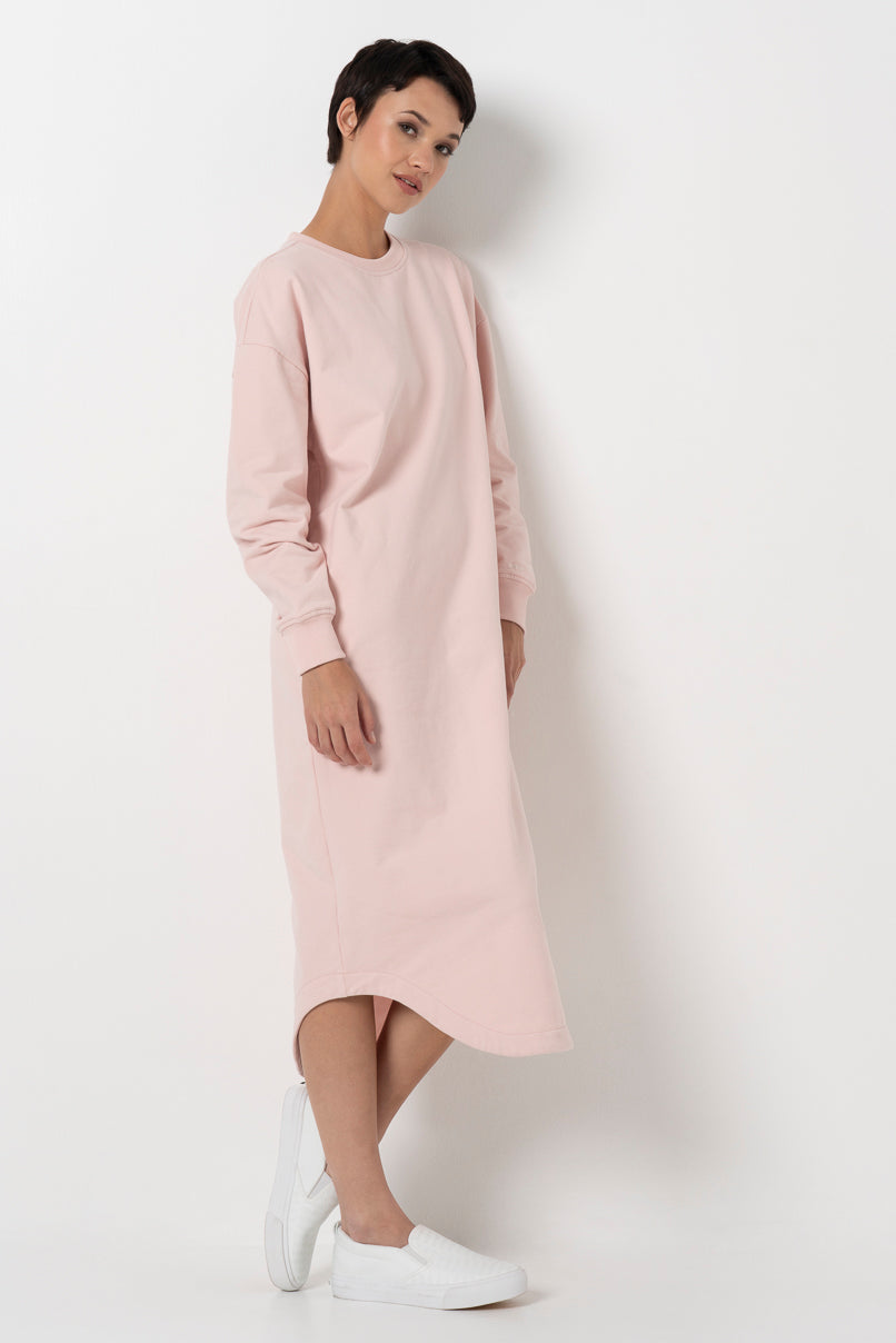 Sweater Dress _ 157891 _ Light Pink