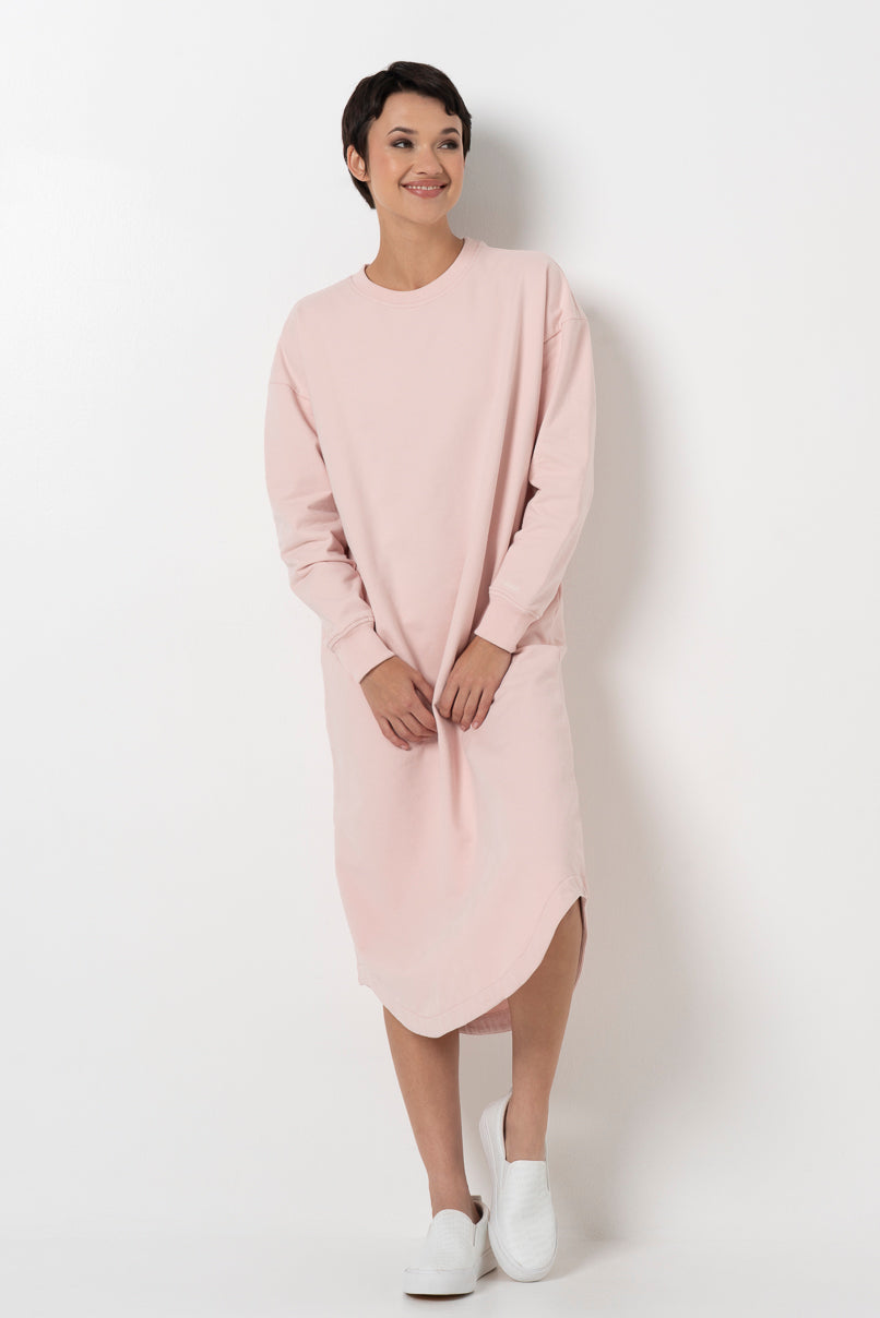 Sweater Dress _ 157891 _ Light Pink