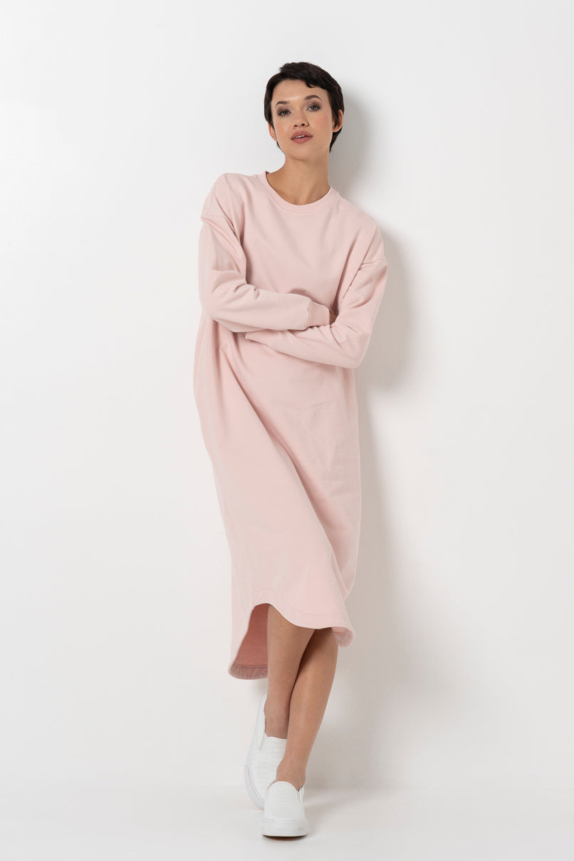 Sweater Dress _ 157891 _ Light Pink