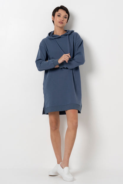 Hoodie Dress _ 157882 _ Blue