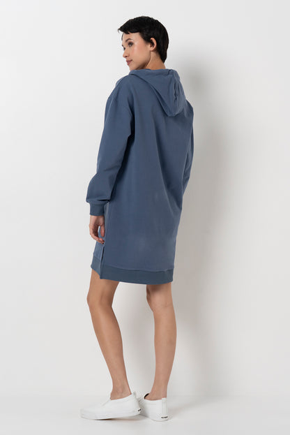 Hoodie Dress _ 157882 _ Blue