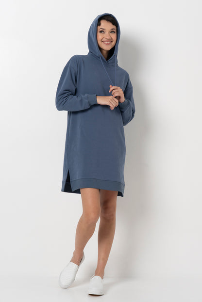 Hoodie Dress _ 157882 _ Blue