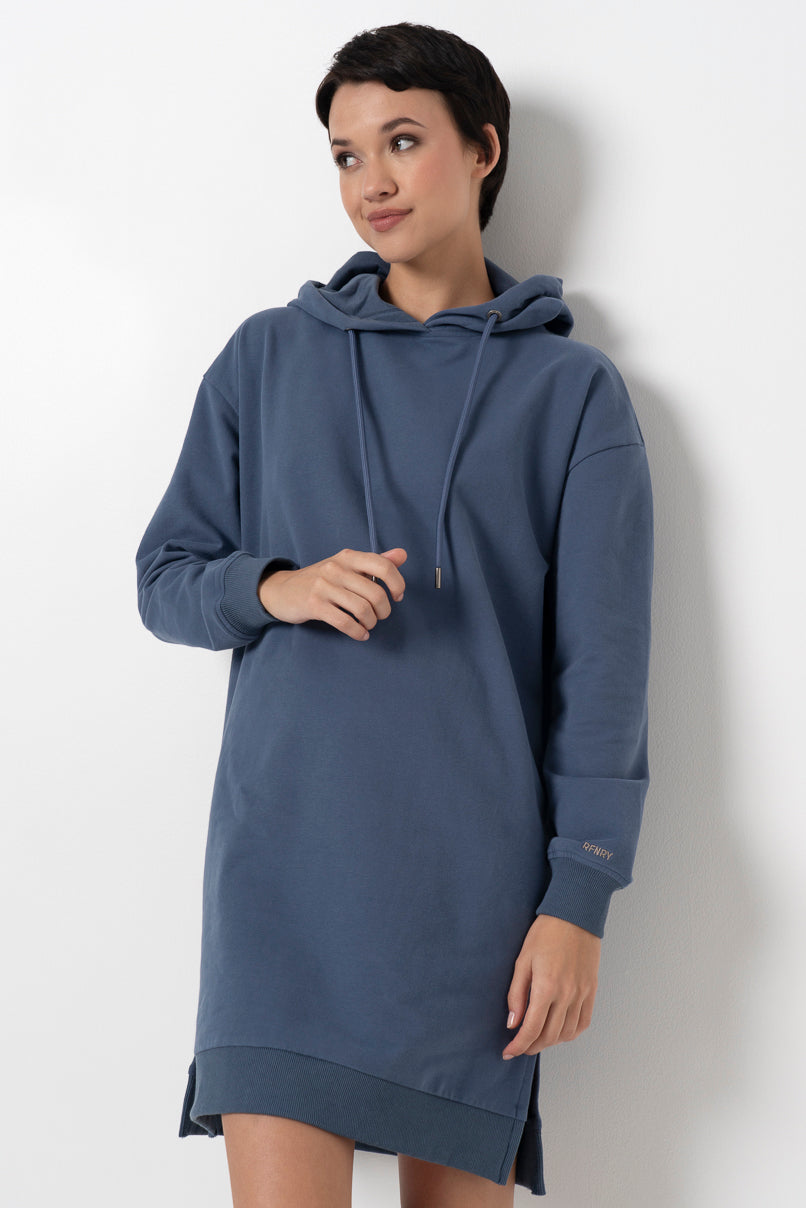 Hoodie Dress _ 157882 _ Blue