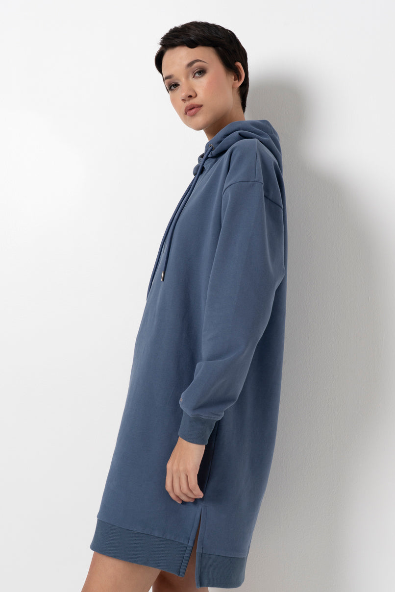 Hoodie Dress _ 157882 _ Blue