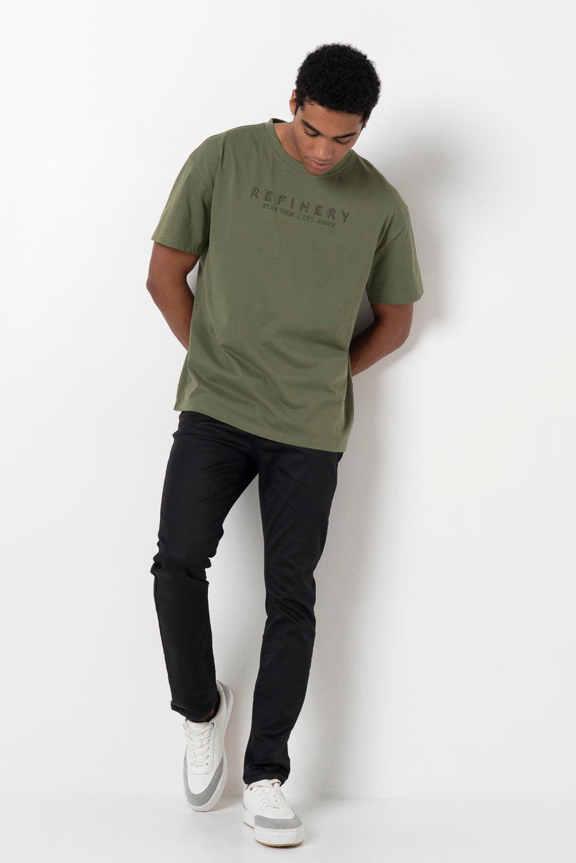 Oversized T-Shirt _ 158812 _ Olive