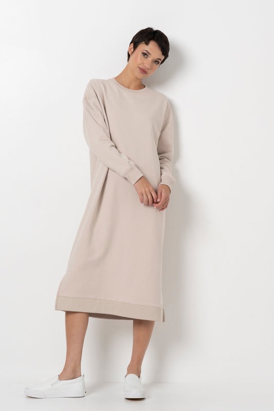 Sweater Dress _ 157893 _ Stone