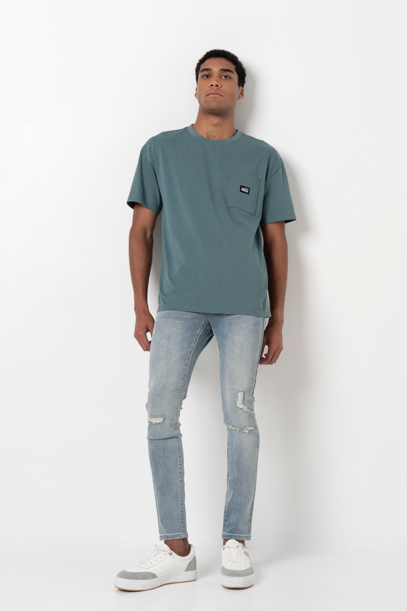 Oversized T-Shirt _ 158811 _ Green