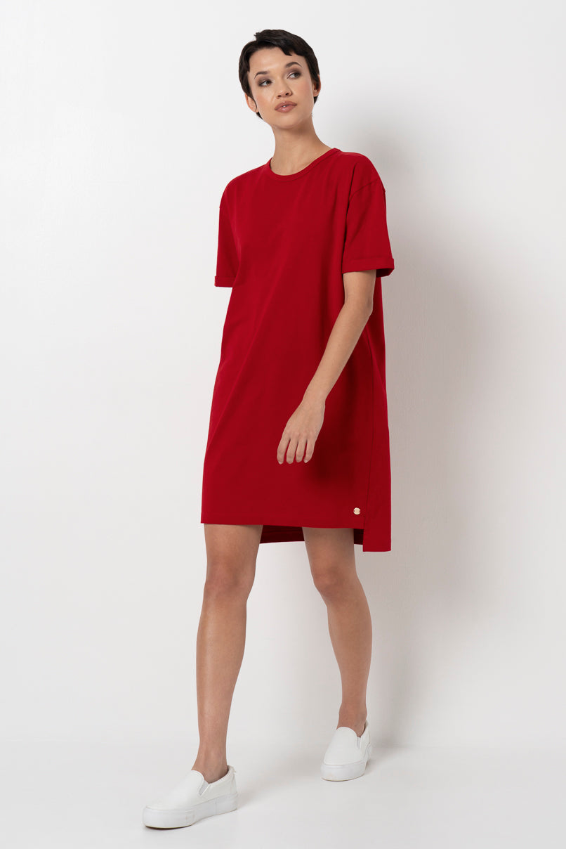 T-Shirt Dress _ 156729 _ Red