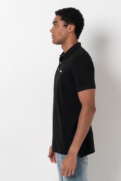 Pique Golfer _ 160838 _ Black