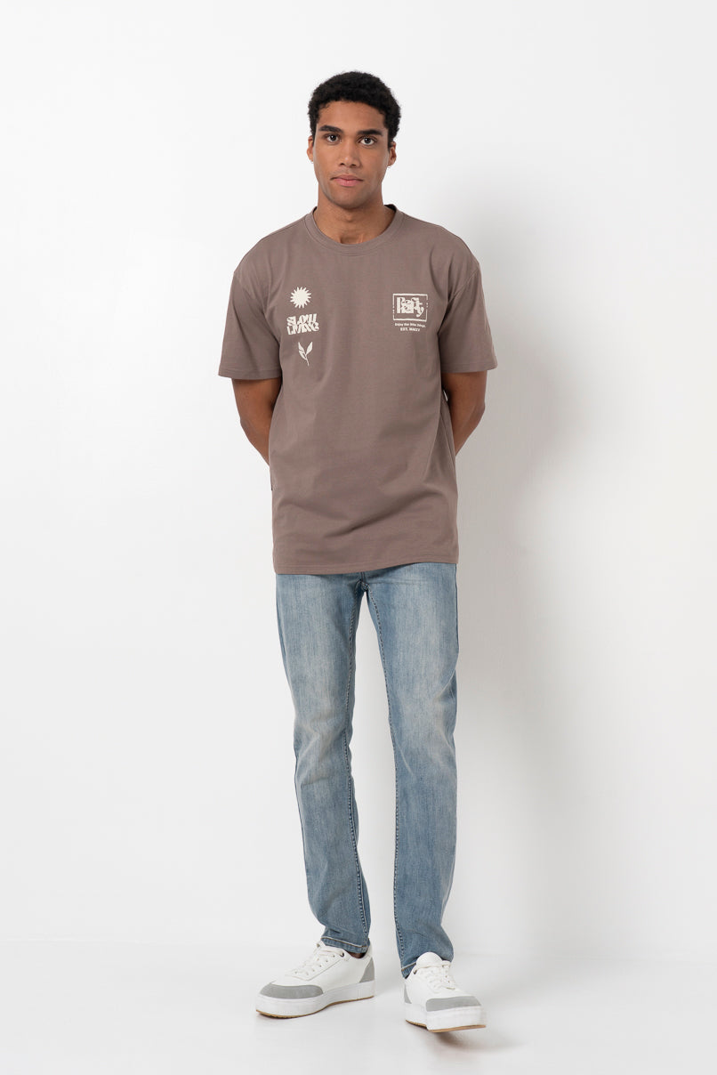 Graphic T-Shirt _ 157654 _ Brown