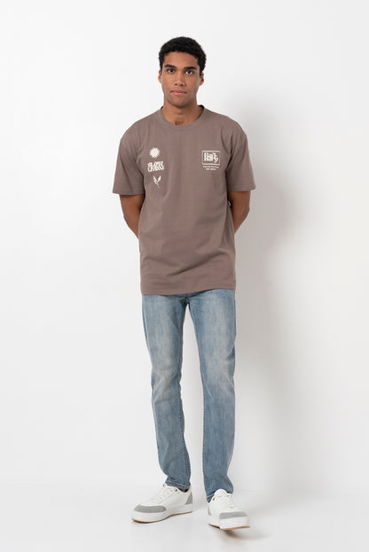 Graphic T-Shirt _ 157654 _ Brown