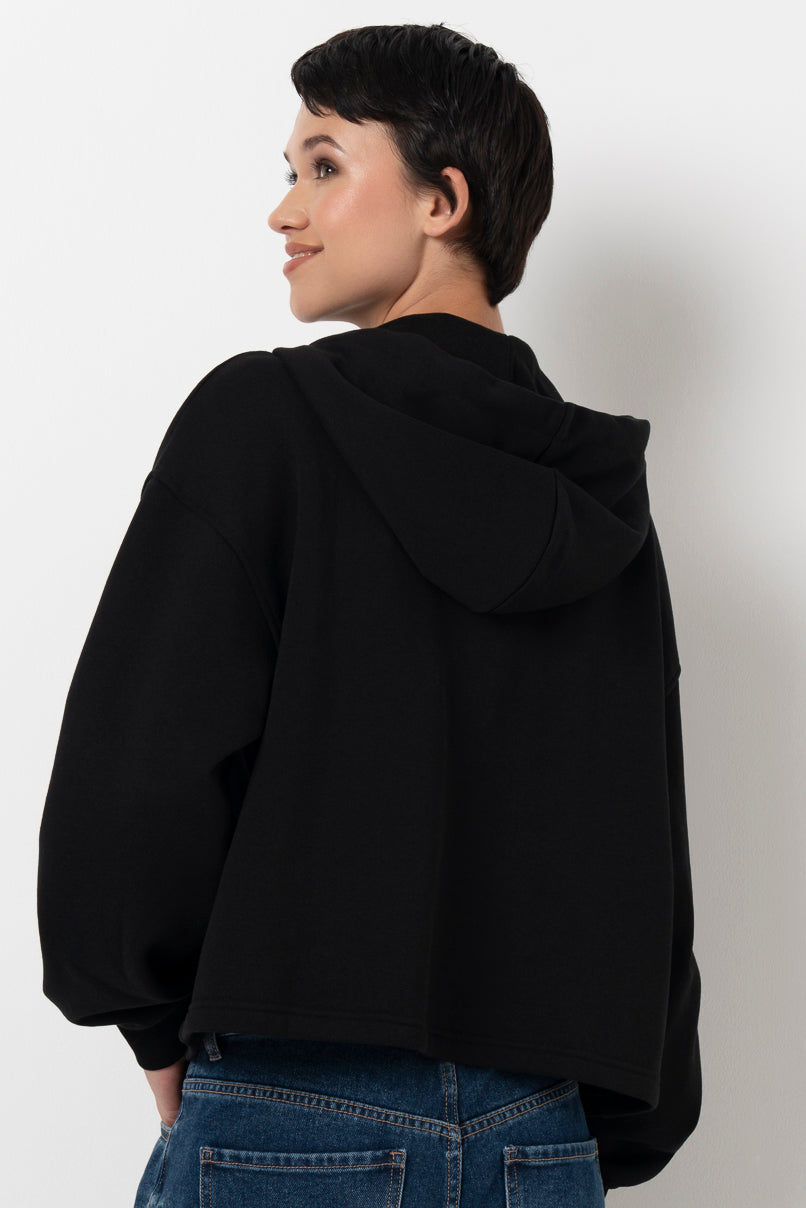 Premium Zip Up Hoodie _ 157953 _ Black