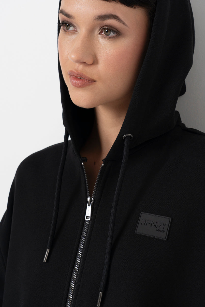 Premium Zip Up Hoodie _ 157953 _ Black