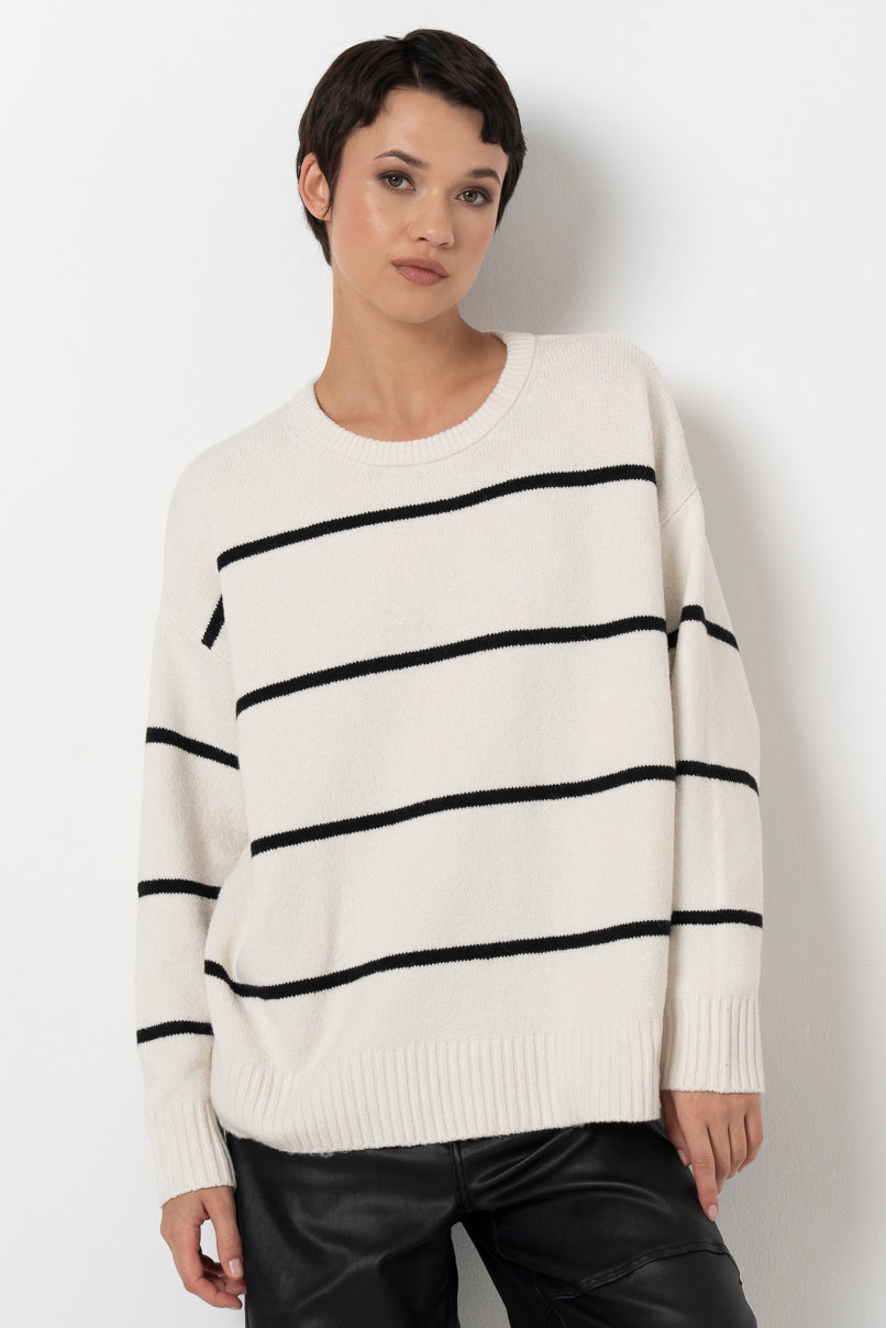 Oversized Jumper _ 157546 _ Milk