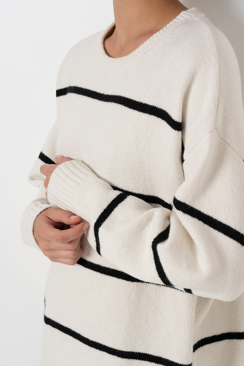 Oversized Jumper _ 157546 _ Milk
