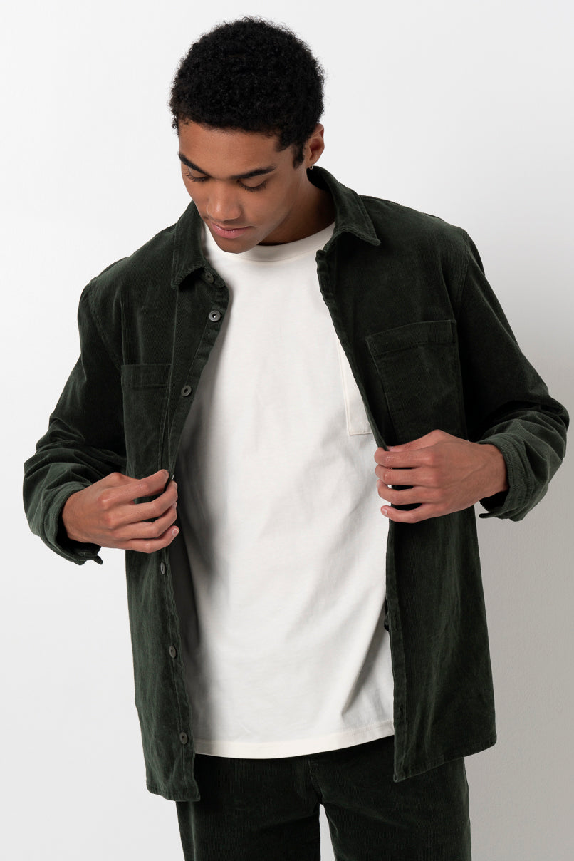 Corduroy Shacket _ 158565 _ Fatigue