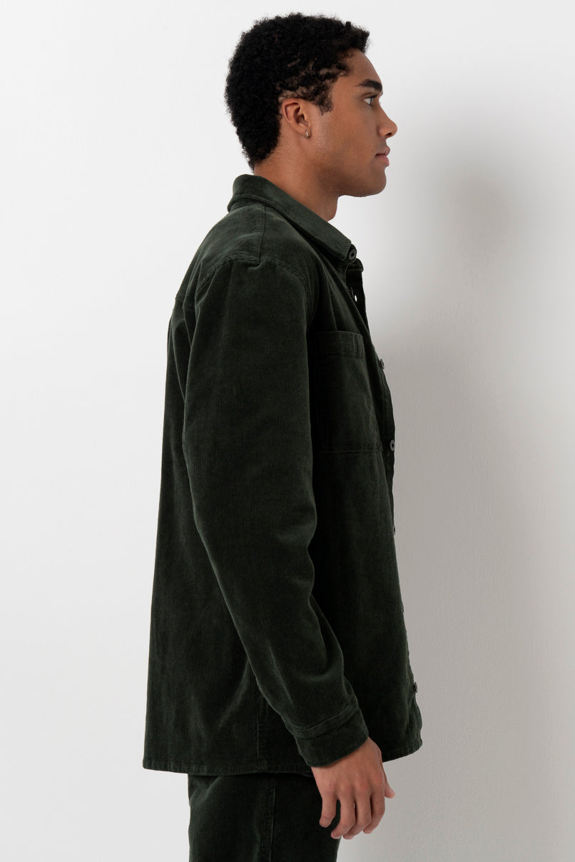 Corduroy Shacket _ 158565 _ Fatigue