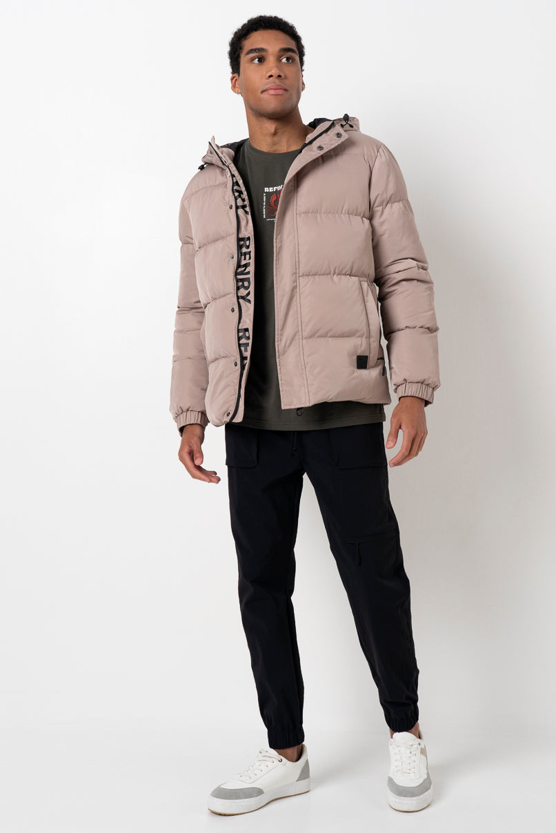 Puffer Jacket _ 157850 _ Taupe