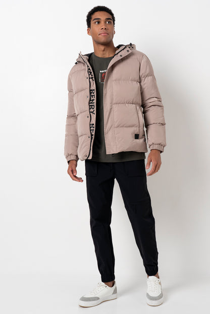 Puffer Jacket _ 157850 _ Taupe
